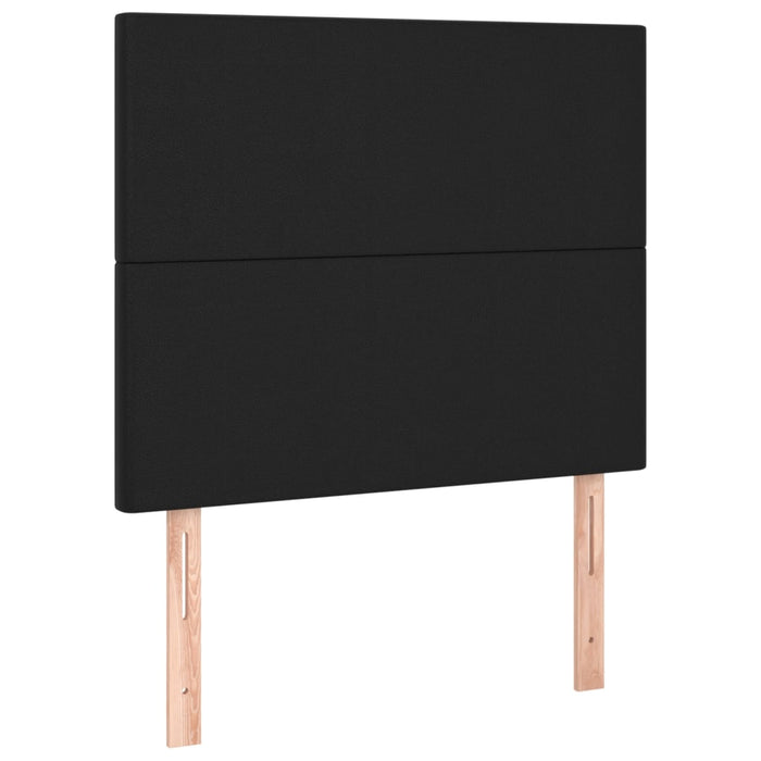 Cadru de pat cu tăblie, negru, 120x200 cm, piele ecologică - WALTI WALTI