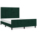 Cadru de pat fără saltea, verde închis, 140x200 cm, catifea - WALTI WALTI