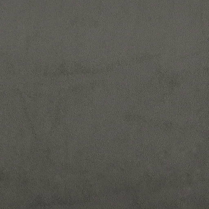 Cadru de pat cu tăblie, gri închis, 180x200 cm, catifea - WALTI WALTI