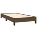 Pat box spring cu saltea, maro închis, 90x200 cm, textil - WALTI WALTI