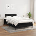 Pat box spring cu saltea, negru, 120x200 cm, textil - WALTI WALTI