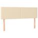 Pat box spring cu saltea, crem, 140x200 cm, textil - WALTI WALTI