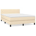 Pat continental cu saltea, crem, 140x200 cm, material textil - WALTI WALTI