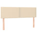 Pat box spring cu saltea, crem, 140x200 cm, textil - WALTI WALTI