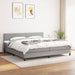 Pat continental, gri deschis, 180x200 cm, material textil - WALTI WALTI