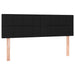 Pat box spring cu saltea, negru, 140x200 cm, textil - WALTI WALTI