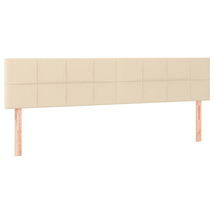 Pat continental cu saltea, crem, 180x200 cm, textil WALTI