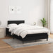Pat box spring cu saltea, negru, 120x200 cm, textil - WALTI WALTI