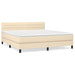Pat continental cu saltea, crem, 180x200 cm, textil - WALTI WALTI