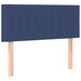 Pat box spring cu saltea, albastru, 90x190 cm, textil - WALTI WALTI