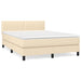 Pat continental cu saltea, crem, 140x200 cm, material textil - WALTI WALTI