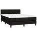 Pat box spring cu saltea, negru, 140x190 cm, textil - WALTI WALTI