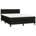 Pat box spring cu saltea, negru, 140x200 cm, textil - WALTI WALTI