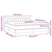 Pat box spring cu saltea, crem, 160x200 cm, material textil - WALTI WALTI