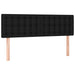 Pat box spring cu saltea, negru, 140x200 cm, textil - WALTI WALTI