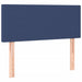 Pat box spring cu saltea, albastru, 90x190 cm, textil - WALTI WALTI