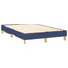 Pat box spring cu saltea, albastru, 120x200 cm, textil - WALTI WALTI