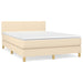 Pat continental cu saltea, crem, 140x200 cm, material textil - WALTI WALTI