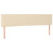 Pat box spring cu saltea, crem, 200x200 cm, textil - WALTI WALTI