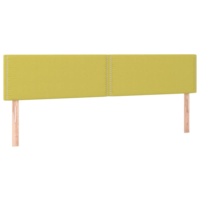 Pat box spring cu saltea, verde, 180x200 cm, textil WALTI