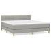 Pat continental, gri deschis, 180x200 cm, material textil - WALTI WALTI