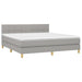 Pat continental, gri deschis, 180x200 cm, material textil - WALTI WALTI