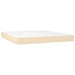 Pat continental cu saltea, crem, 180x200 cm, textil - WALTI WALTI