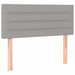 Pat box spring cu saltea, gri deschis, 100x200 cm, textil - WALTI WALTI