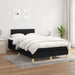 Pat box spring cu saltea, negru, 120x200 cm, textil - WALTI WALTI