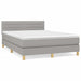 Pat continental, gri deschis, 140x200 cm, material textil - WALTI WALTI