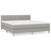 Pat continental, gri deschis, 180x200 cm, material textil - WALTI WALTI