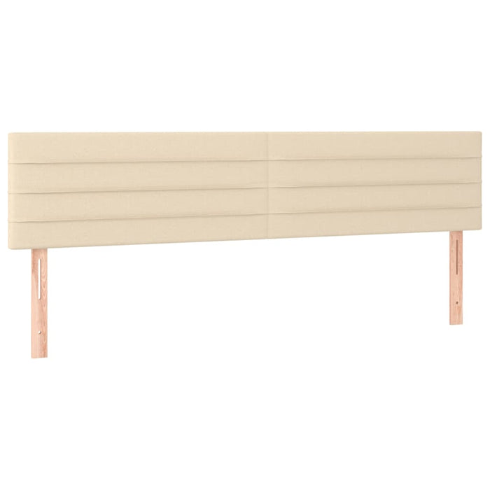 Pat continental cu saltea, crem, 180x200 cm, textil - WALTI WALTI