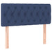Pat box spring cu saltea, albastru, 120x200 cm, textil - WALTI WALTI