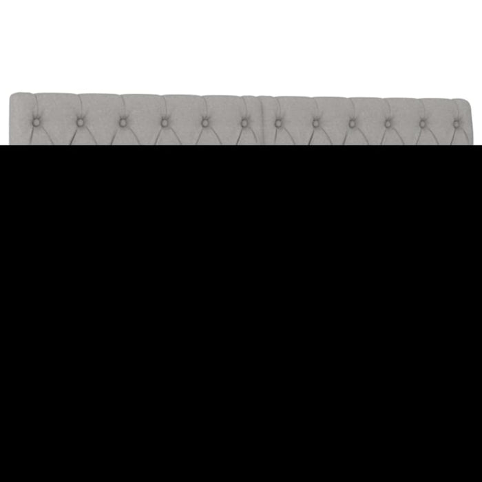 Pat continental, gri deschis, 140x200 cm, material textil - WALTI WALTI