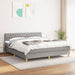 Pat continental, gri deschis, 180x200 cm, material textil - WALTI WALTI