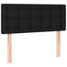 Pat box spring cu saltea, negru, 80x200 cm, textil - WALTI WALTI
