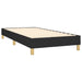 Pat box spring cu saltea, negru, 90x190 cm, textil - WALTI WALTI