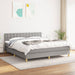 Pat continental, gri deschis, 180x200 cm, material textil - WALTI WALTI