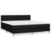 Pat box spring cu saltea, negru, 180x200 cm, catifea - WALTI WALTI
