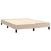 Pat box spring cu saltea, cappuccino, 140x200cm piele ecologică - WALTI WALTI