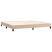 Pat continental cu saltea, cappuccino, 200x200 cm, piele eco - WALTI WALTI