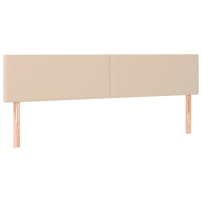 Pat continental cu saltea, cappuccino, 200x200 cm, piele eco - WALTI WALTI