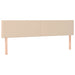Pat continental cu saltea, cappuccino, 200x200 cm, piele eco - WALTI WALTI