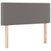Pat box spring cu saltea, gri, 120x200 cm, piele ecologică - WALTI WALTI