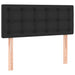 Pat box spring cu saltea, negru, 90x200 cm, piele ecologică - WALTI WALTI