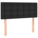 Pat box spring cu saltea, negru, 100x200 cm, piele ecologică - WALTI WALTI