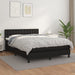 Pat box spring cu saltea, negru, 140x200 cm, piele ecologică - WALTI WALTI