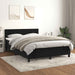 Pat box spring cu saltea, negru, 140x200 cm, catifea - WALTI WALTI