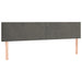 Pat box spring cu saltea, gri închis, 160x200 cm, catifea - WALTI WALTI
