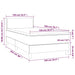 Pat box spring cu saltea, negru, 100x200 cm, catifea - WALTI WALTI